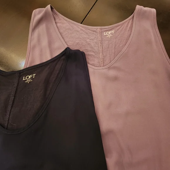 (2) LOFT sleeveless shirts - Picture 5 of 10